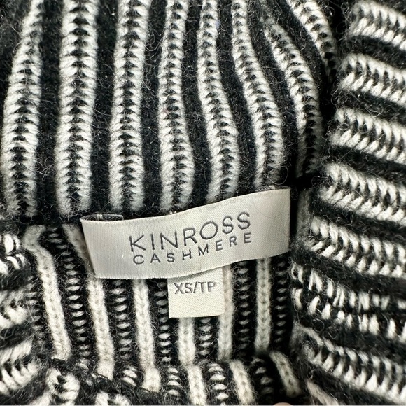 Kinross Cashmere Plaited Rib Funnel Sweater - Picture 4 of 5